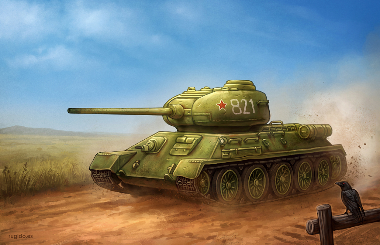 Carro de combate soviético T-34/85