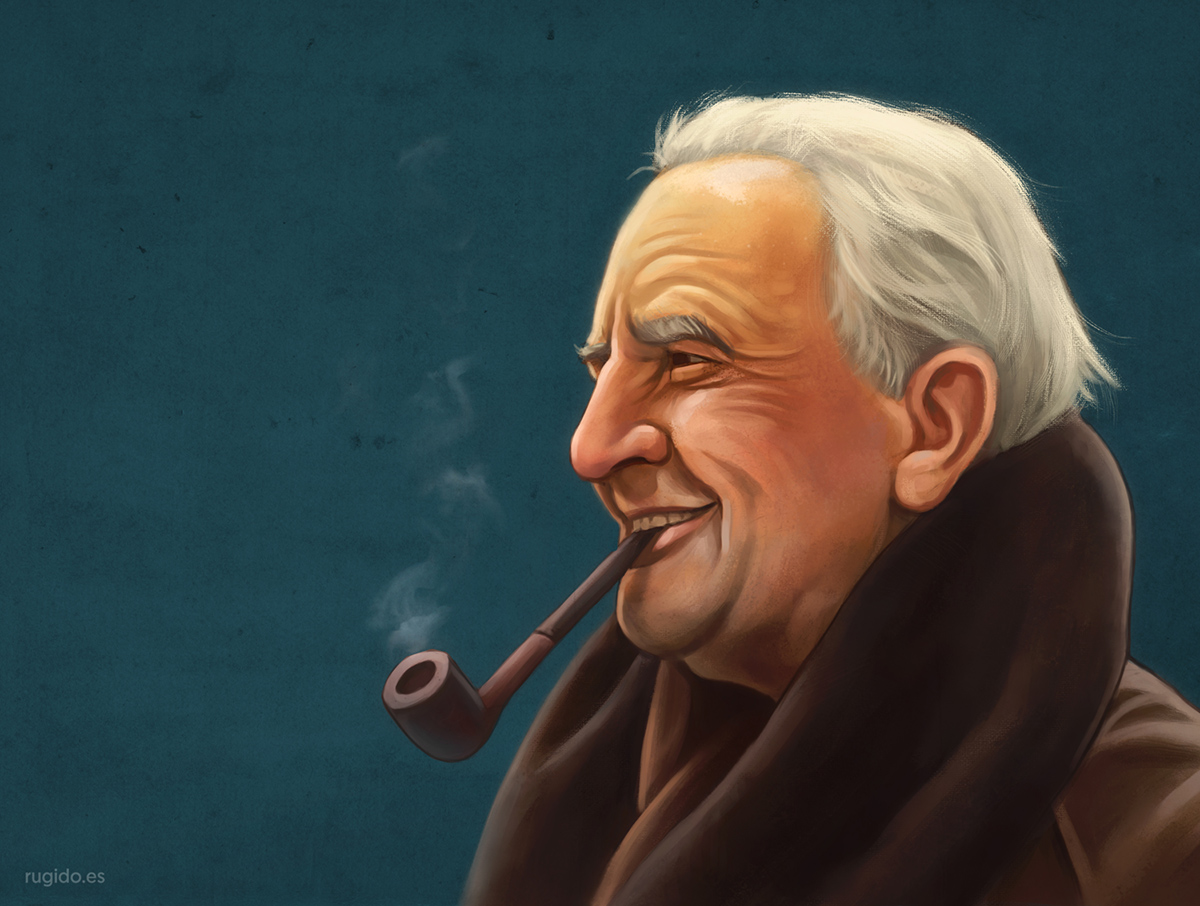 J.R.R. Tolkien portrait